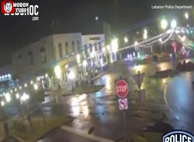 Video :After speeding through a Tennessee community, a driver learns a difficult lesson